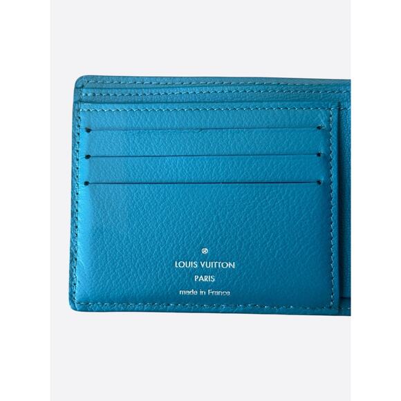 Louis Vuitton Blue Crocodile Multiple Wallet - Picture 4 of 4